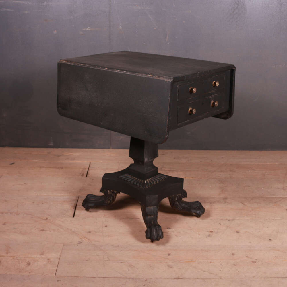 Drop Leaf Lamp Table