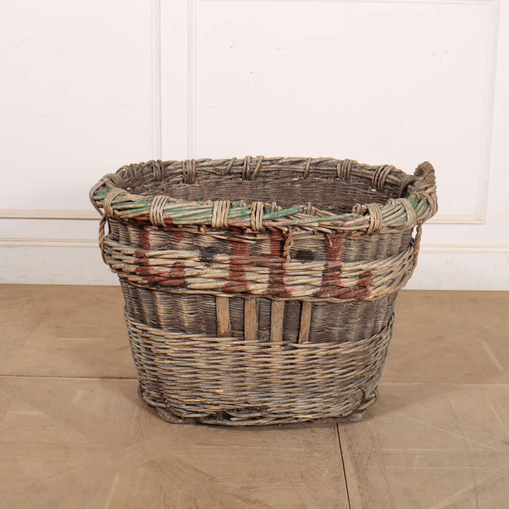 French Champagne Grape Basket