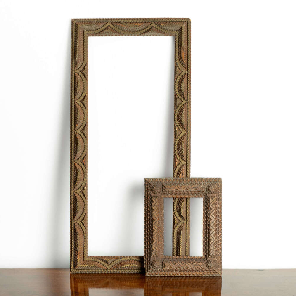 19th Century Tramp Art Frames