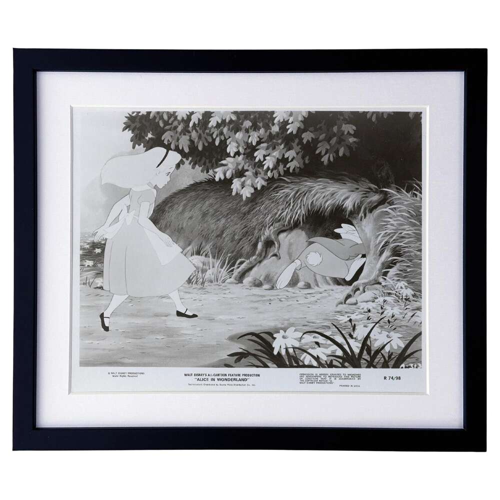 Alice In Wonderland (1951) Press Publicity Still - Framed