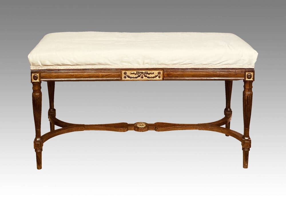 19th century rosewood music stool by C. Nosotti.