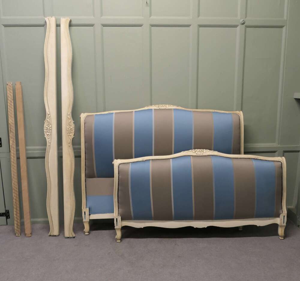 French Silk Upholstered Ch&acirc;teau Double Bed
