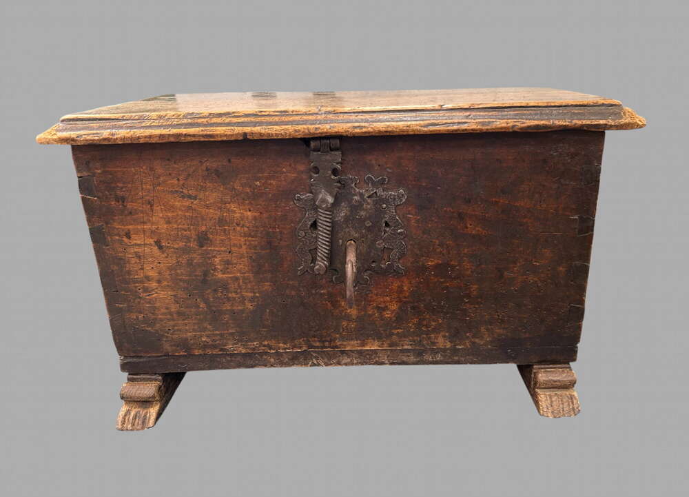 A Late 18th Century Spanish Walnut Box
