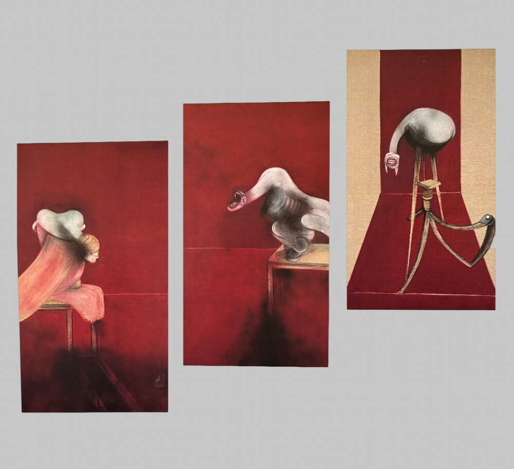Francis Bacon -  Prints of Second Version of Triptych 1944