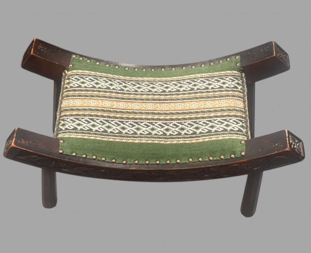 A Mid Century Tibetan Stool