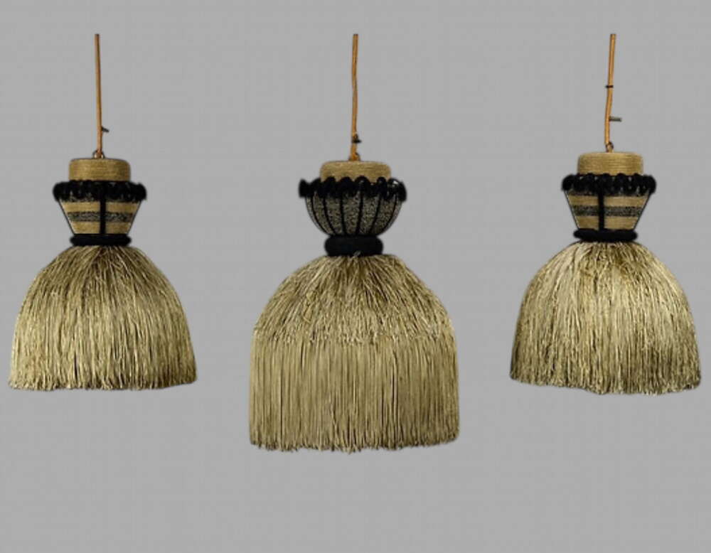 Set of 3 &lsquo;Madama&rsquo; Pendant Lights by Cristina Celestino for Mogg Designs