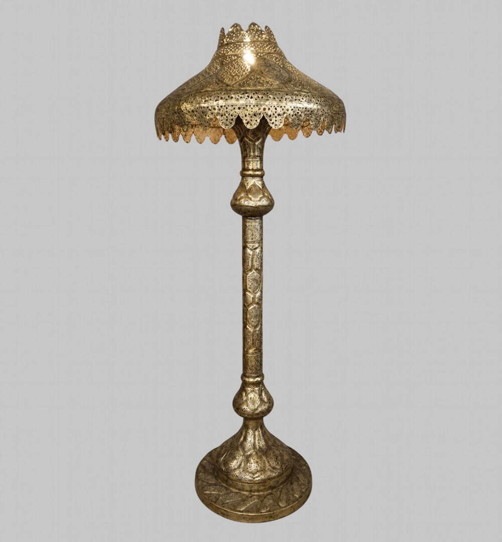 Middle Eastern Moorish Large Syrian Floor Lamp