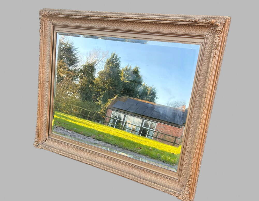 A 19thc Picture Frame Converted to Mirror