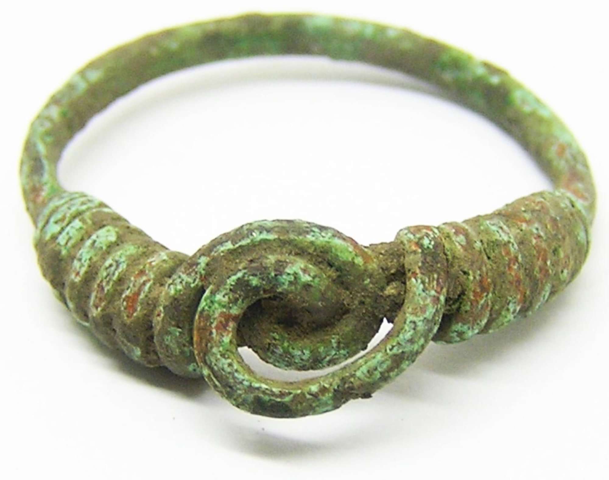 Early Roman bronze spiral ring
