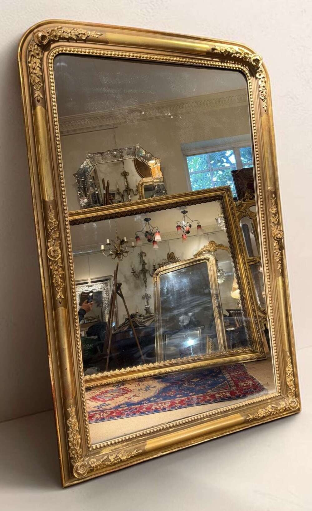 Large Louis Philippe Mirror