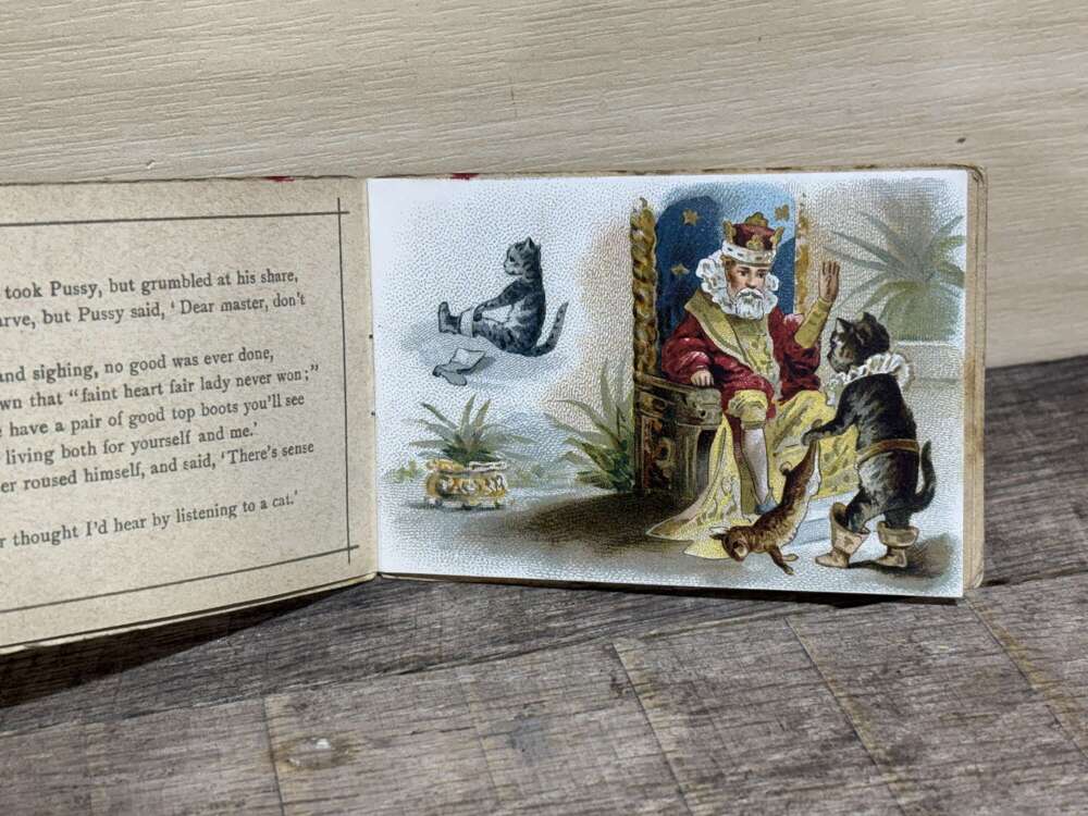 Colman's Mustard Puss in Boot's Fairytale Booklet Advertising Card Ephemera c1900s