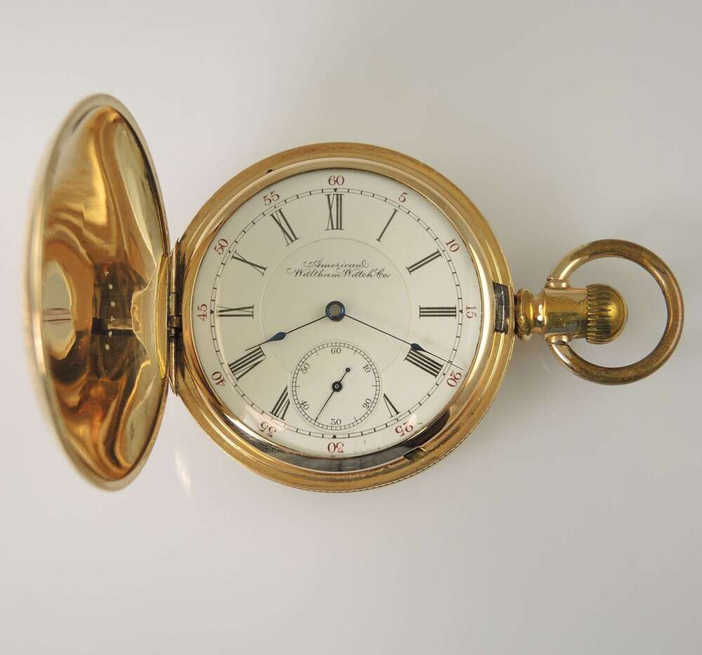 Superb 18 size 17 Jewel Waltham Riverside full hunter pocket watch. c1899