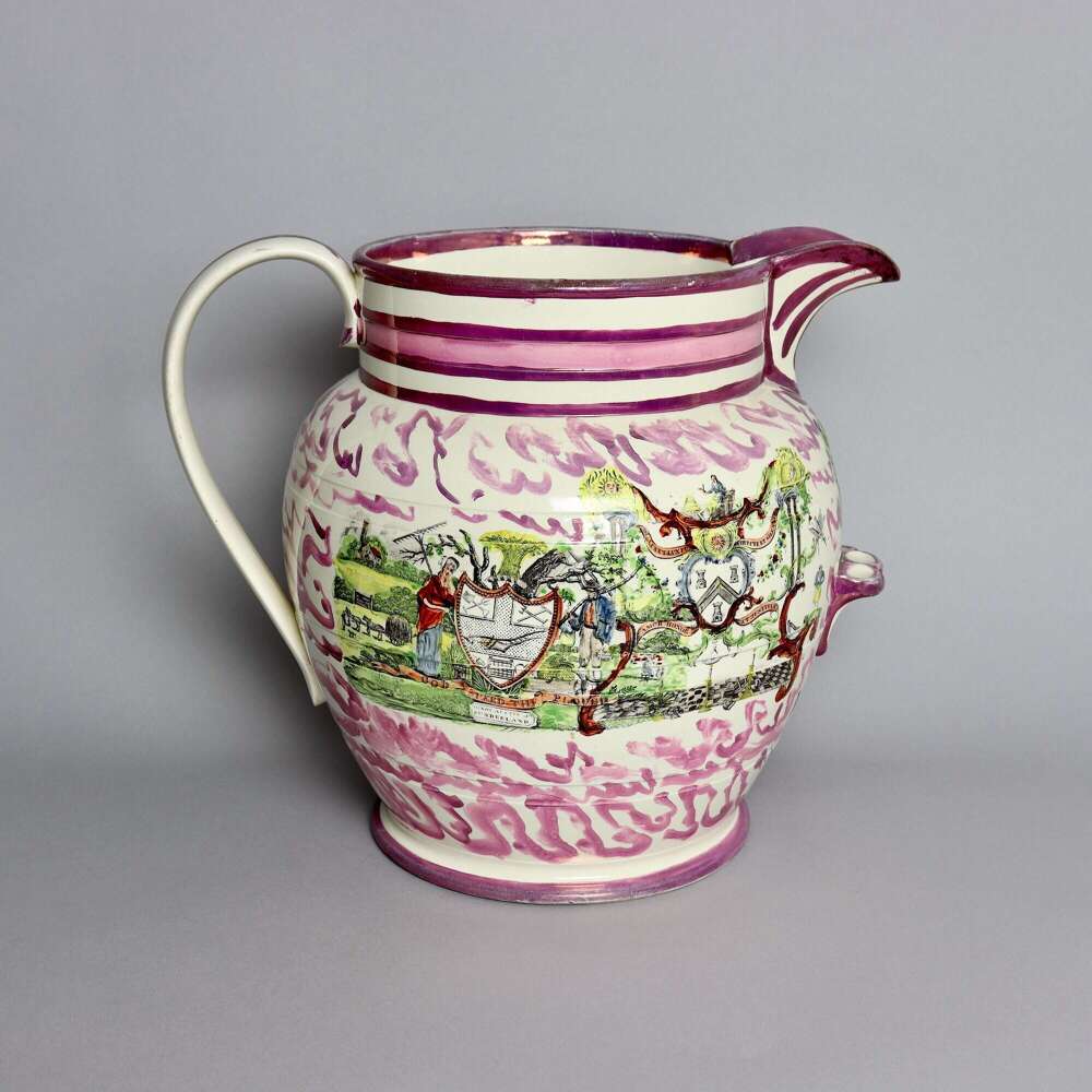 Huge Sunderland Lustre Jug
