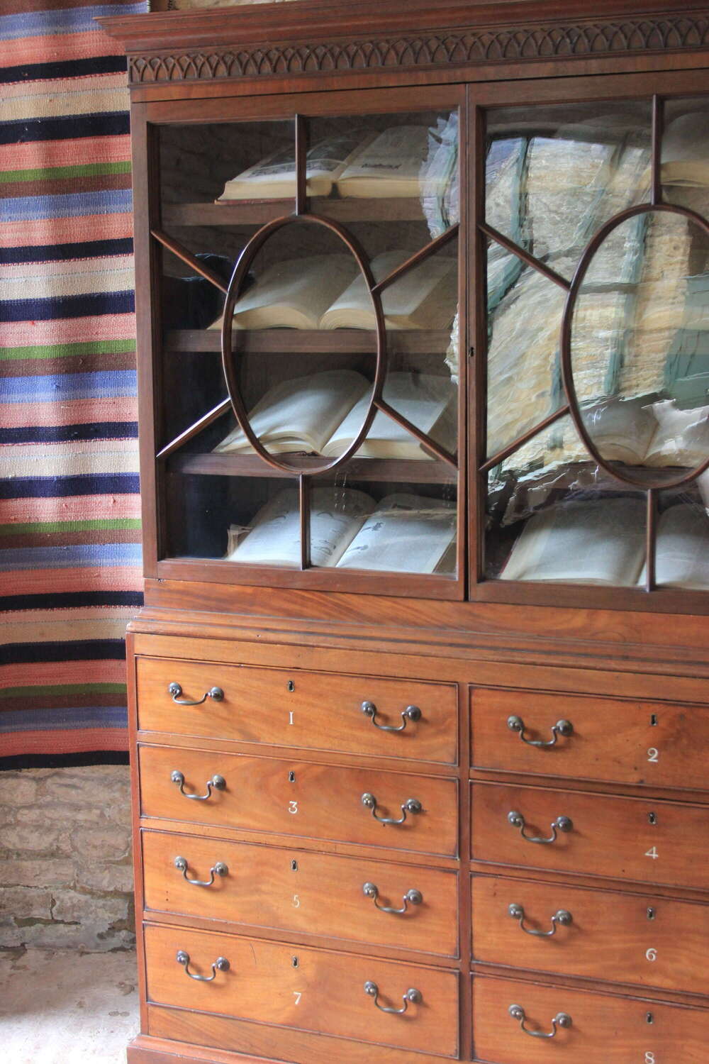 Rare, 18th Century Specimen Bookcase