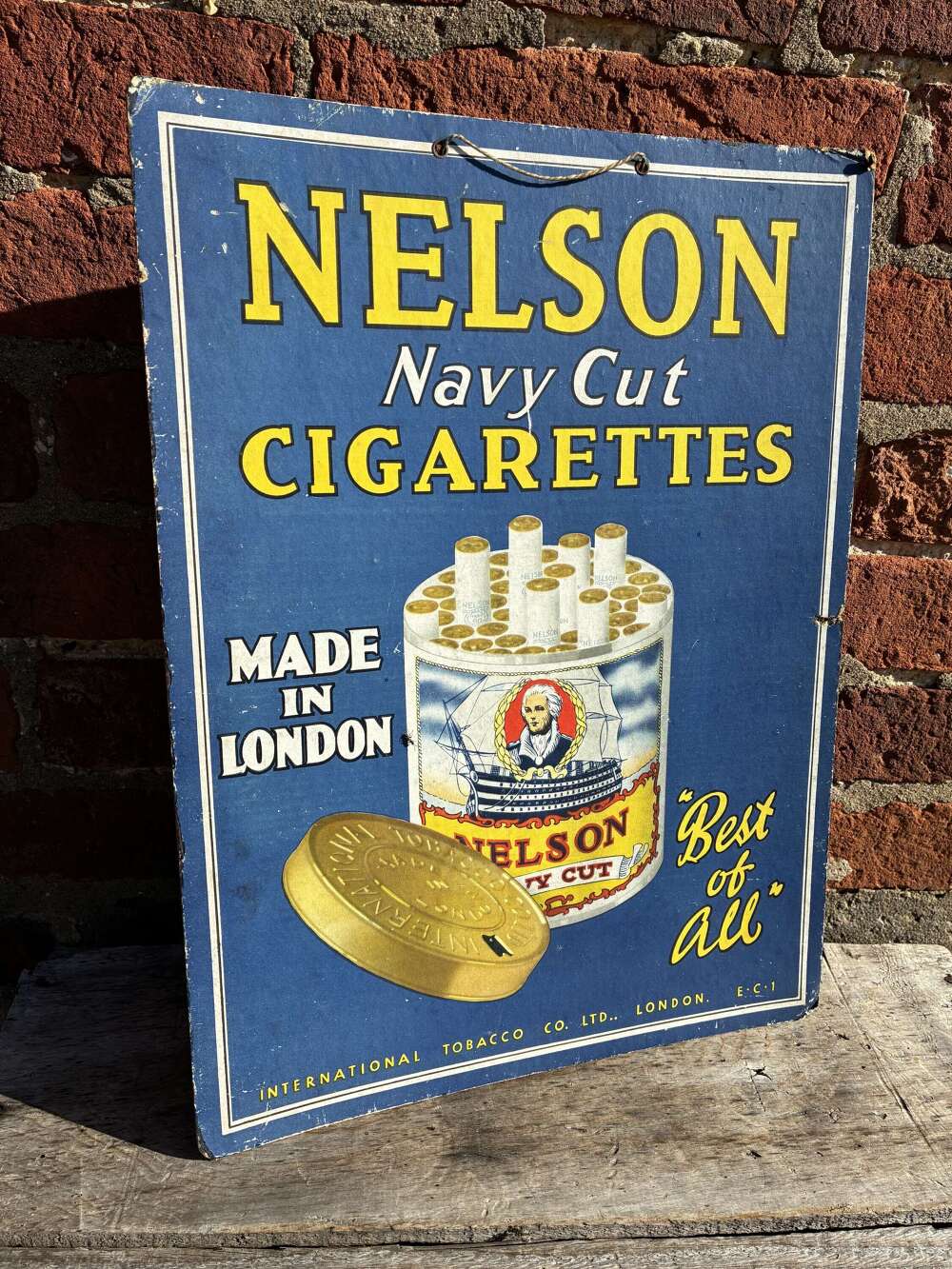 Scarce international tobacco co ltd nelson navy cut cigarettes