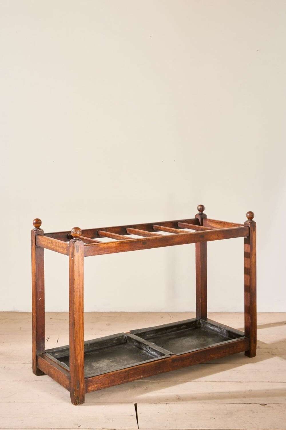 Large 19th Century Pitch Pine Stick Stand
