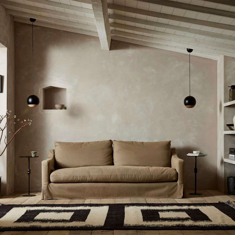 'the Conrad' Skirted Bespoke Sofa By Tallboy Interiors