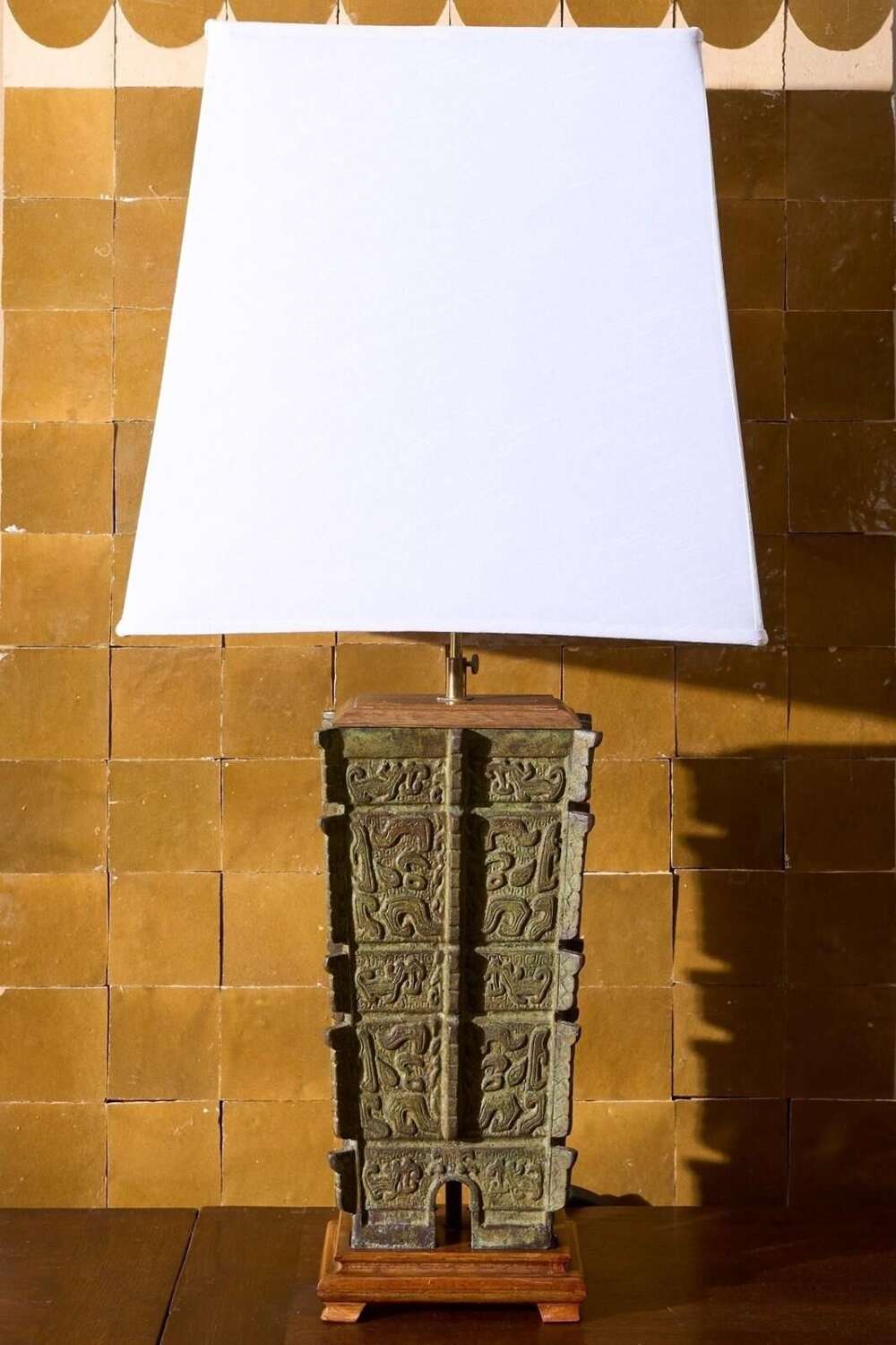 Mid 20th Century Bronze Table Lamp