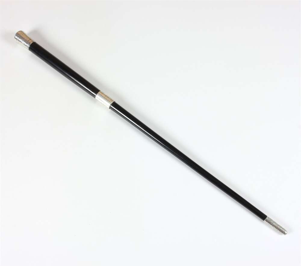 Victorian Silver And Ebony Choir Conductor's Baton. Presentation. 1893.