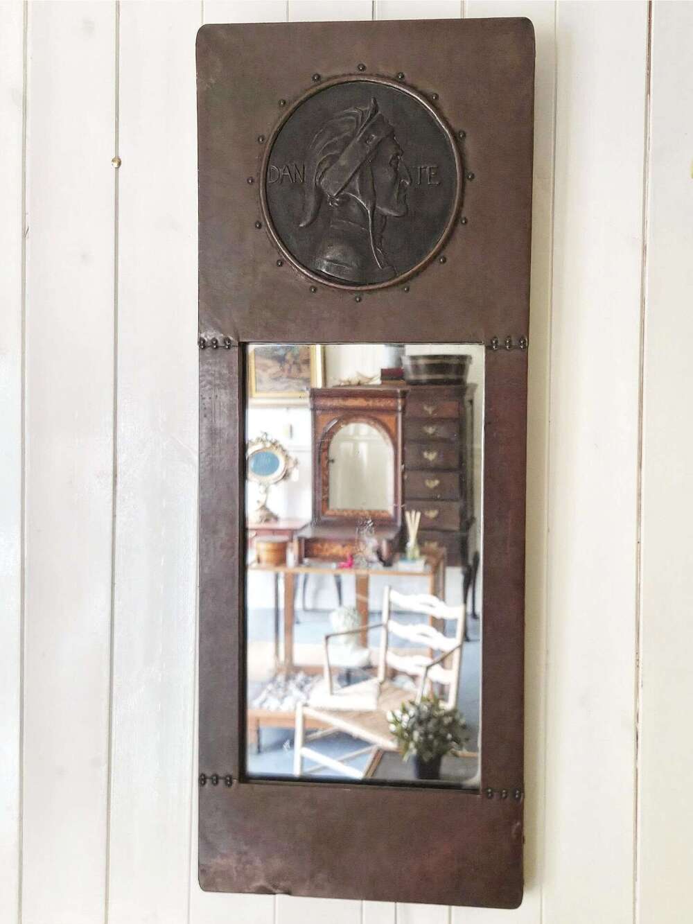 C1900 Liberty&Co Arts and Crafts movement 'Dante' Mirror