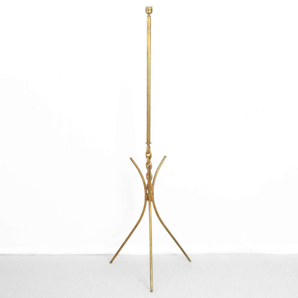 Spanish Gilt Metal Floor Lamp