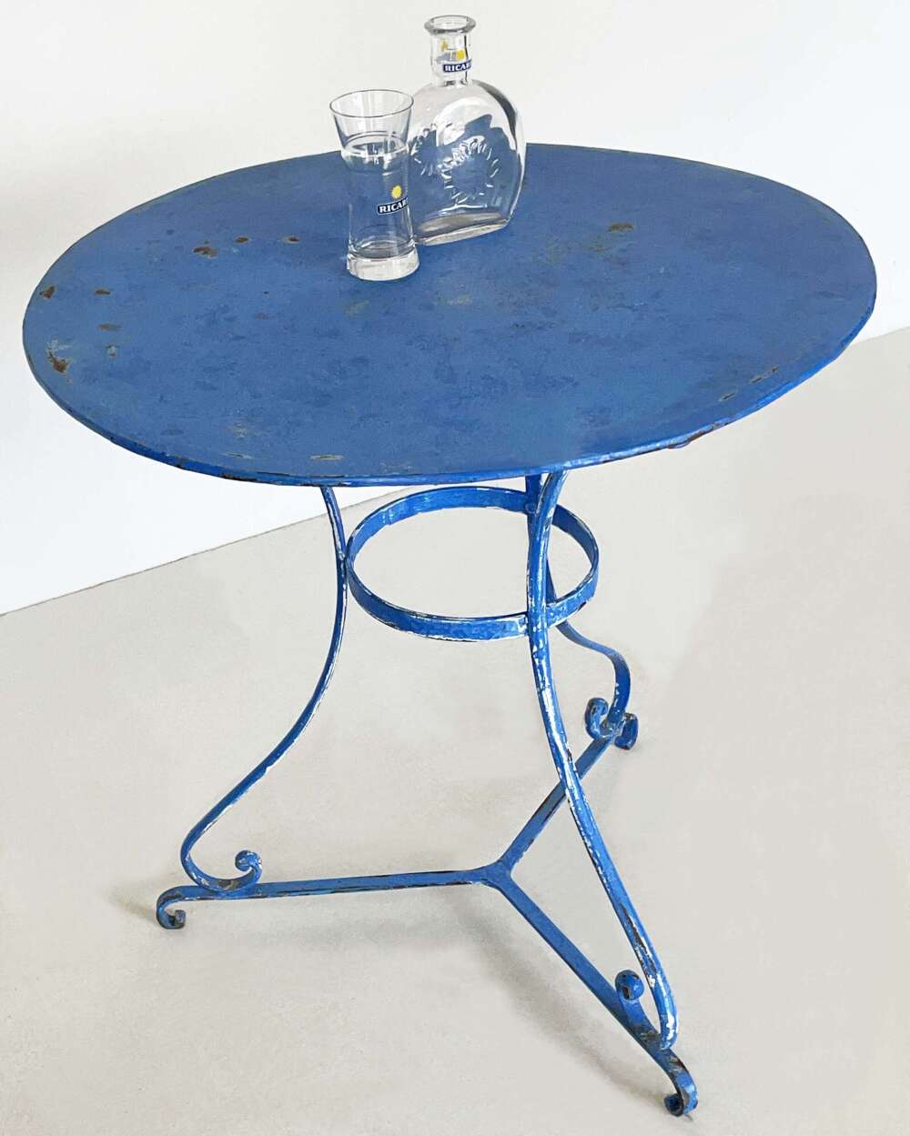 Small 20th Century French Round Iron Table