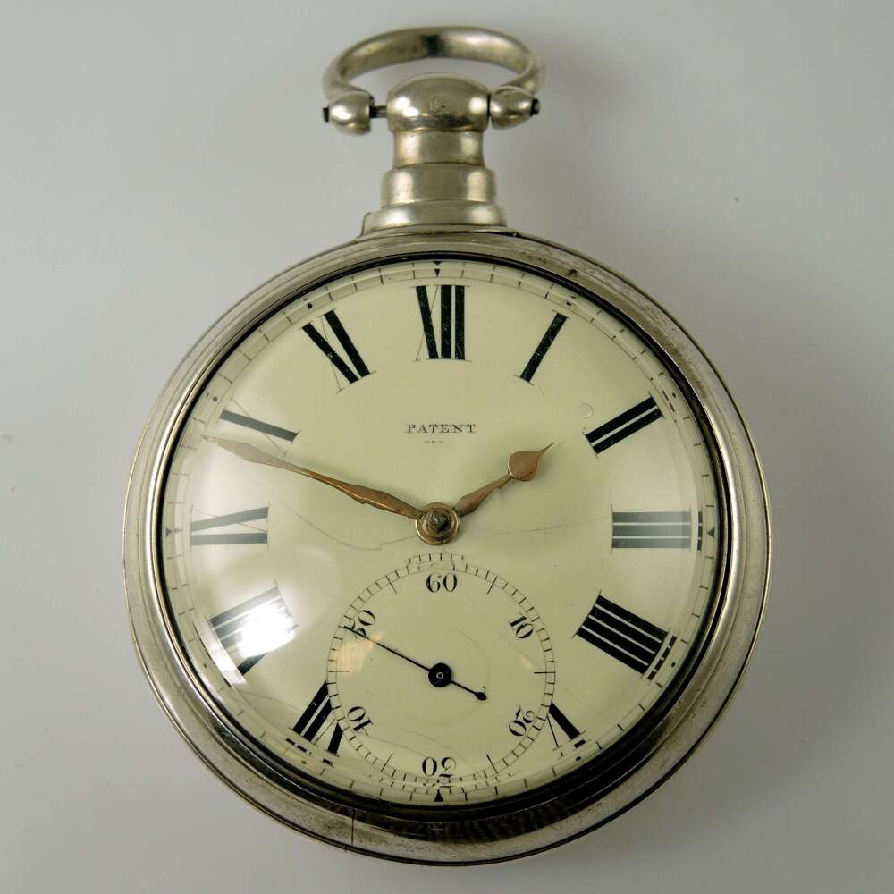 English silver pair case MASSEY I pocket watch c1823