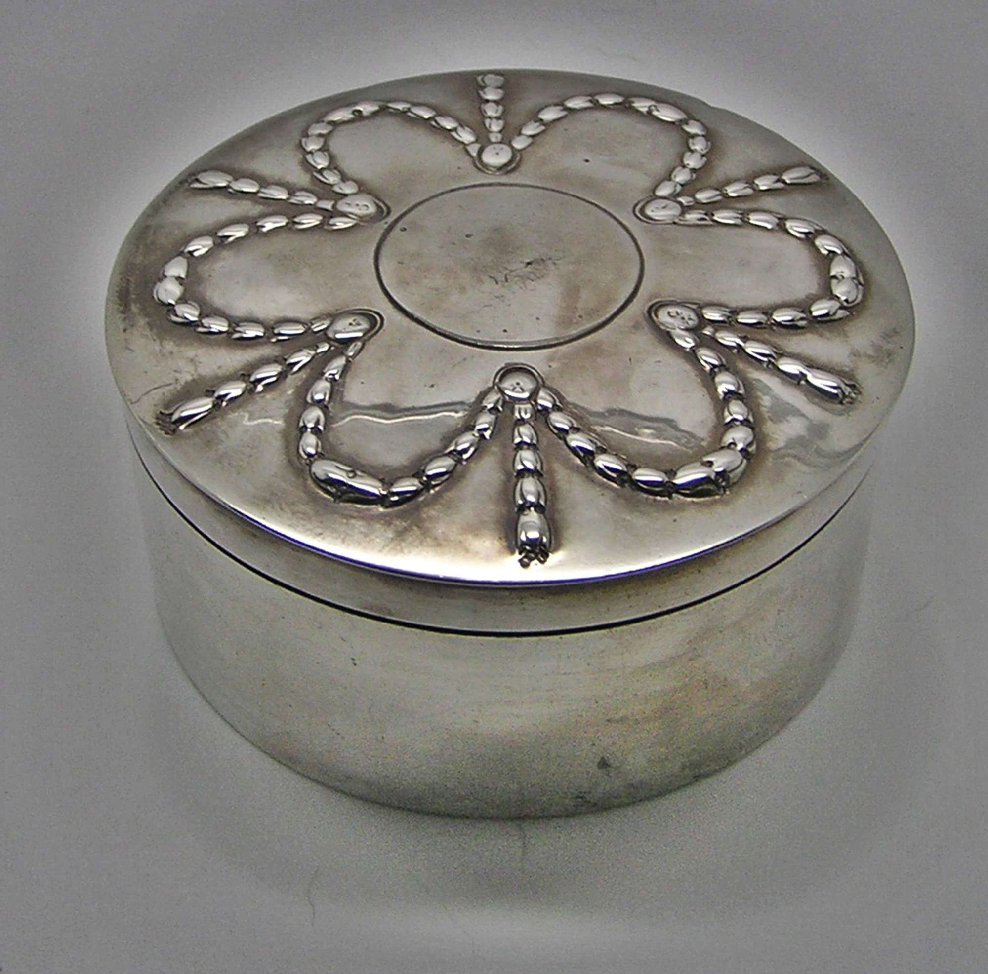 Georgian silver spice box by Andrew Fogelberg from Spetchley Park