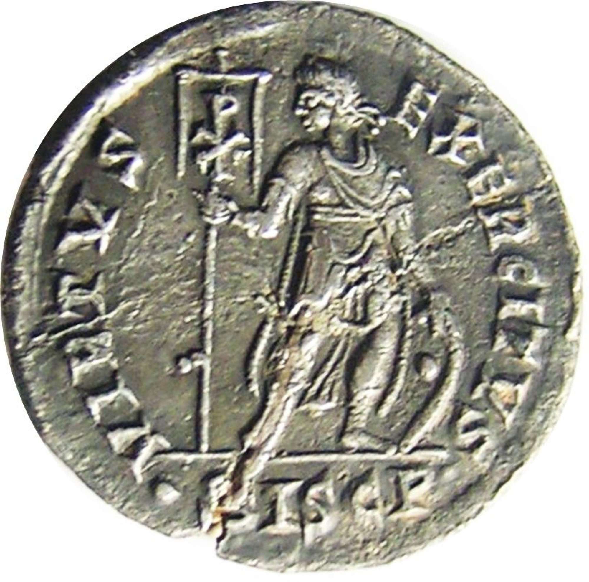 Roman Silver Miliarense of Emperor Gratian Ex. Thruxton Hoard