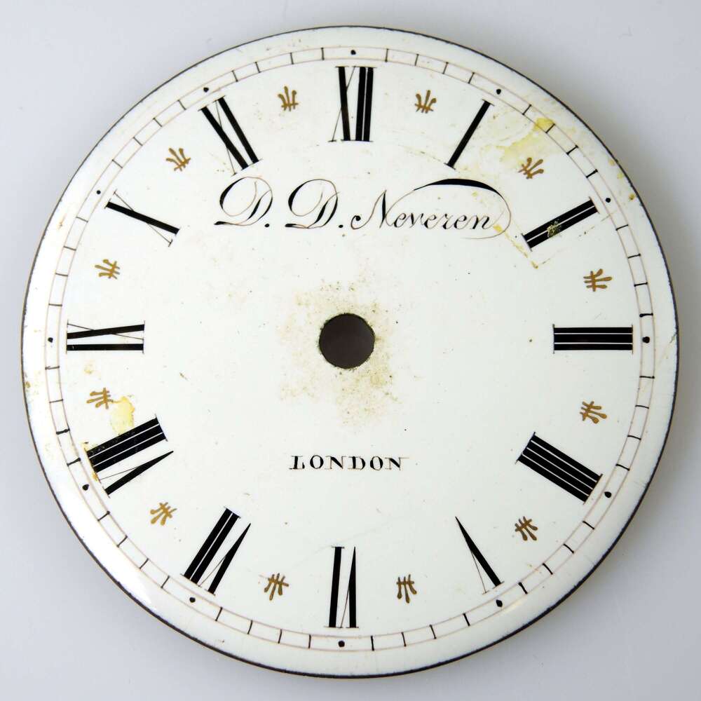 Georgian enamel VERGE Dial  c1800