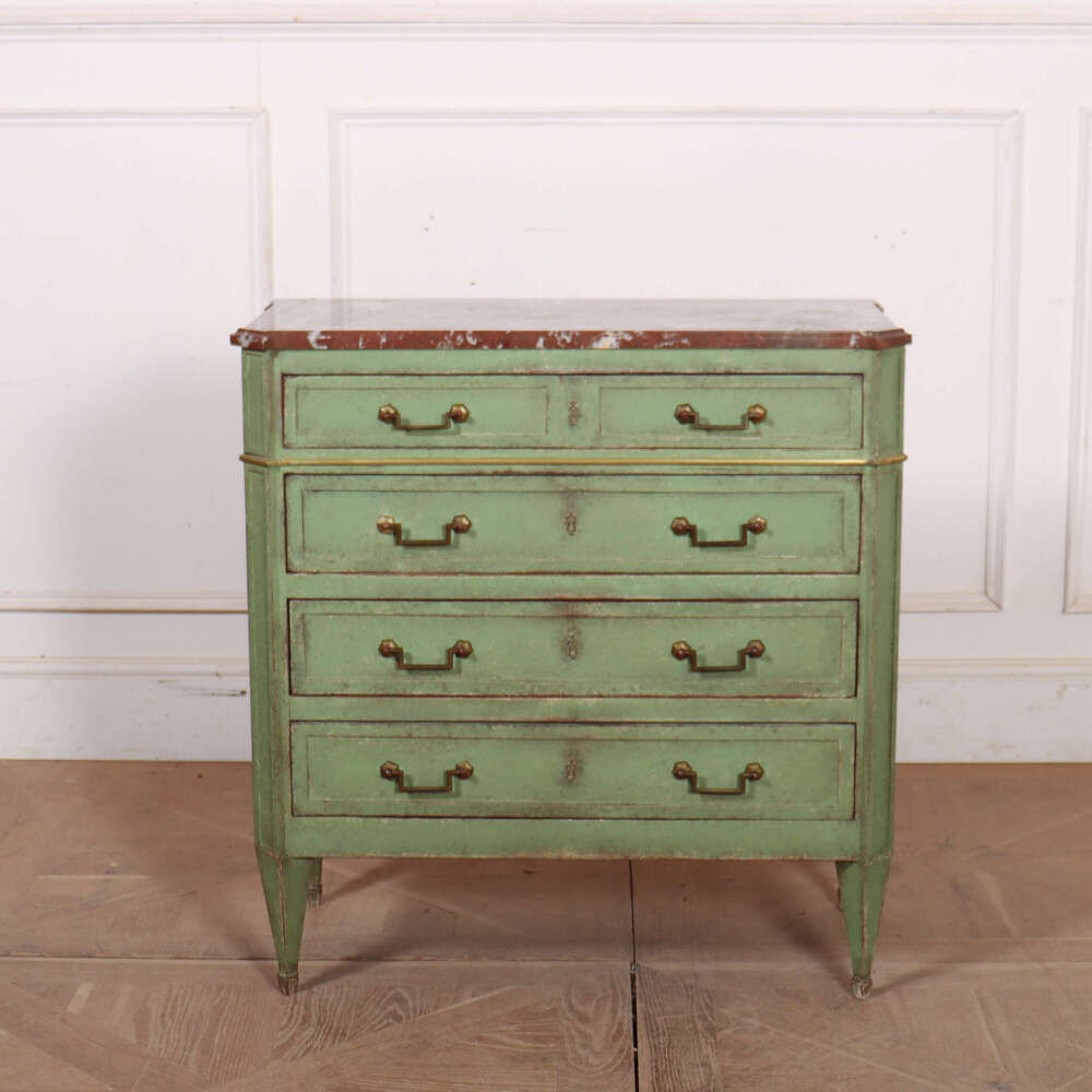 Italian Original Painted Commode