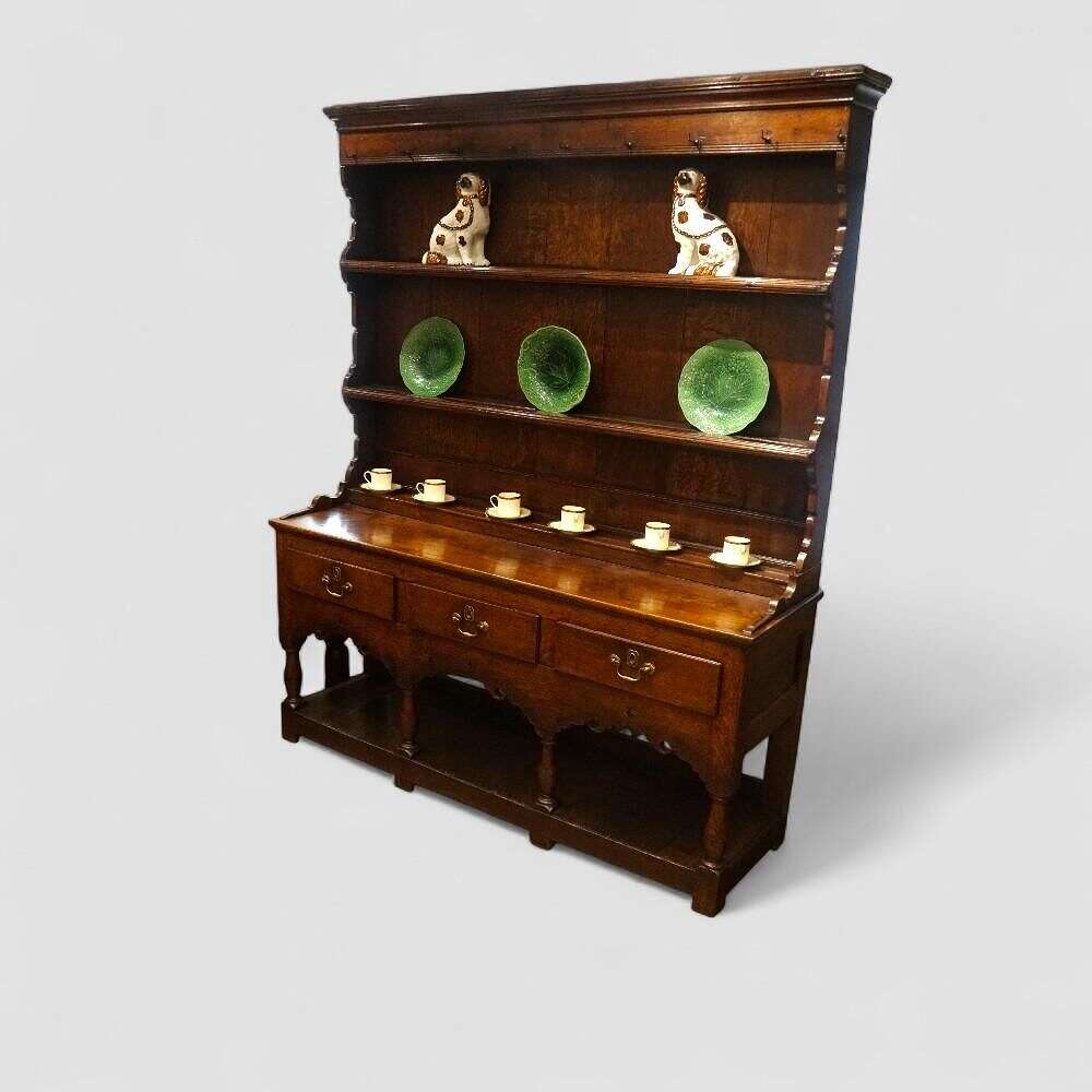 Antique Small Oak Cottage Dresser