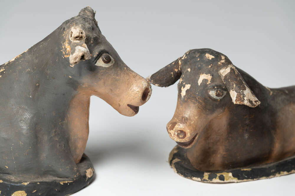 Paper Mache Cows