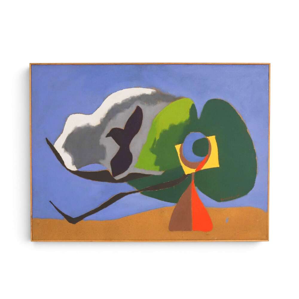 Large Abstract Painting &mdash; Roger Blundell (1937&ndash;2019), 1969