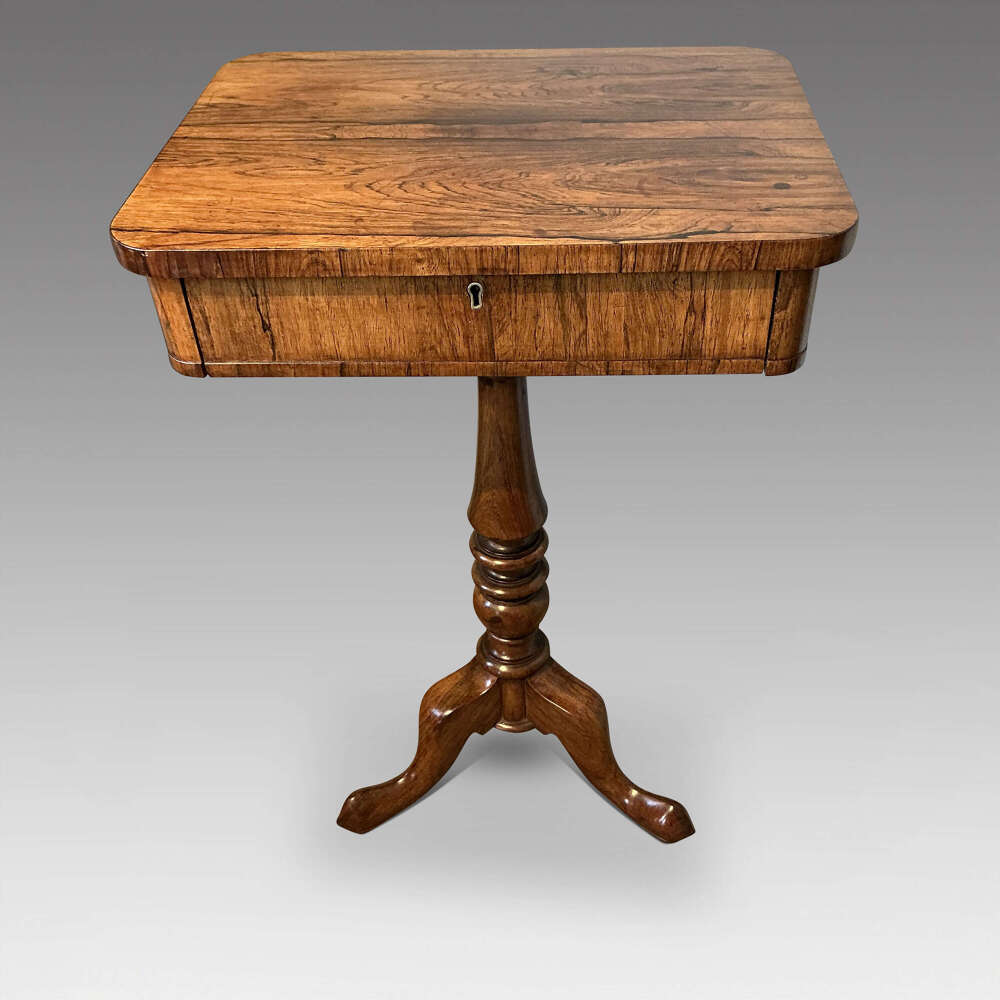 Antique rosewood sidetable