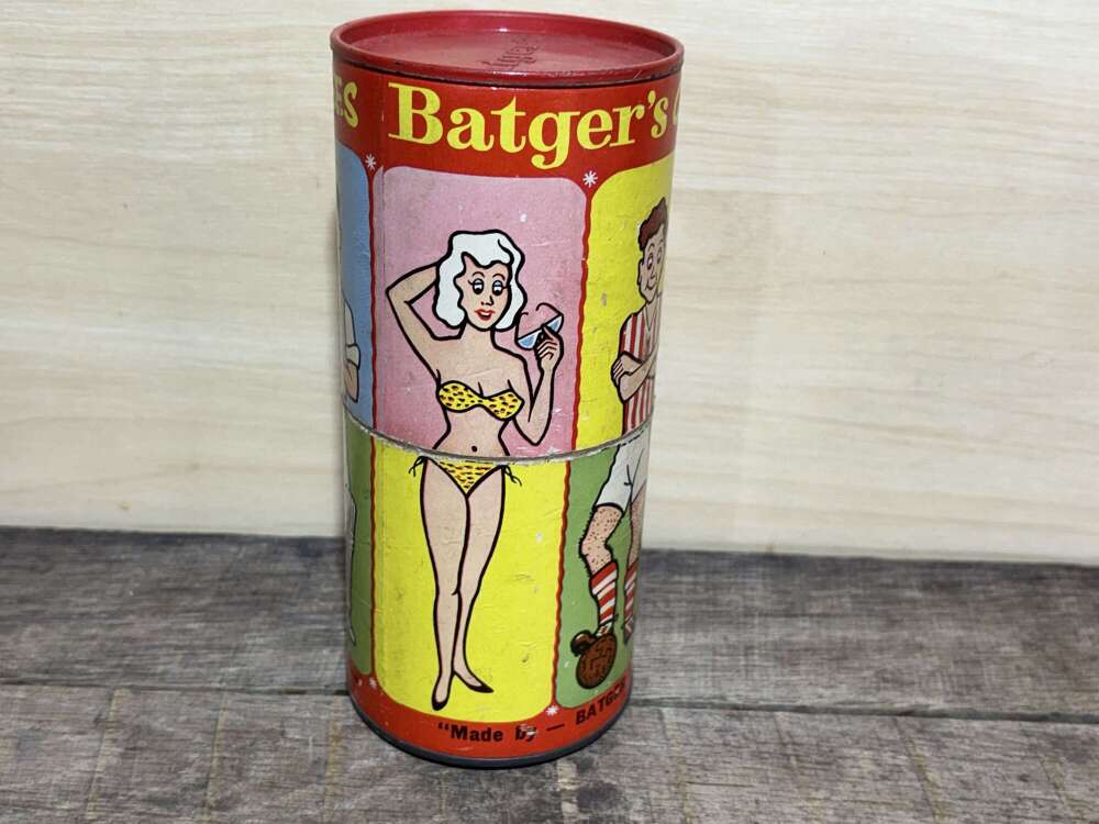 Batger's Toffee Metamorphic Advertising Chocolate Box c1950s