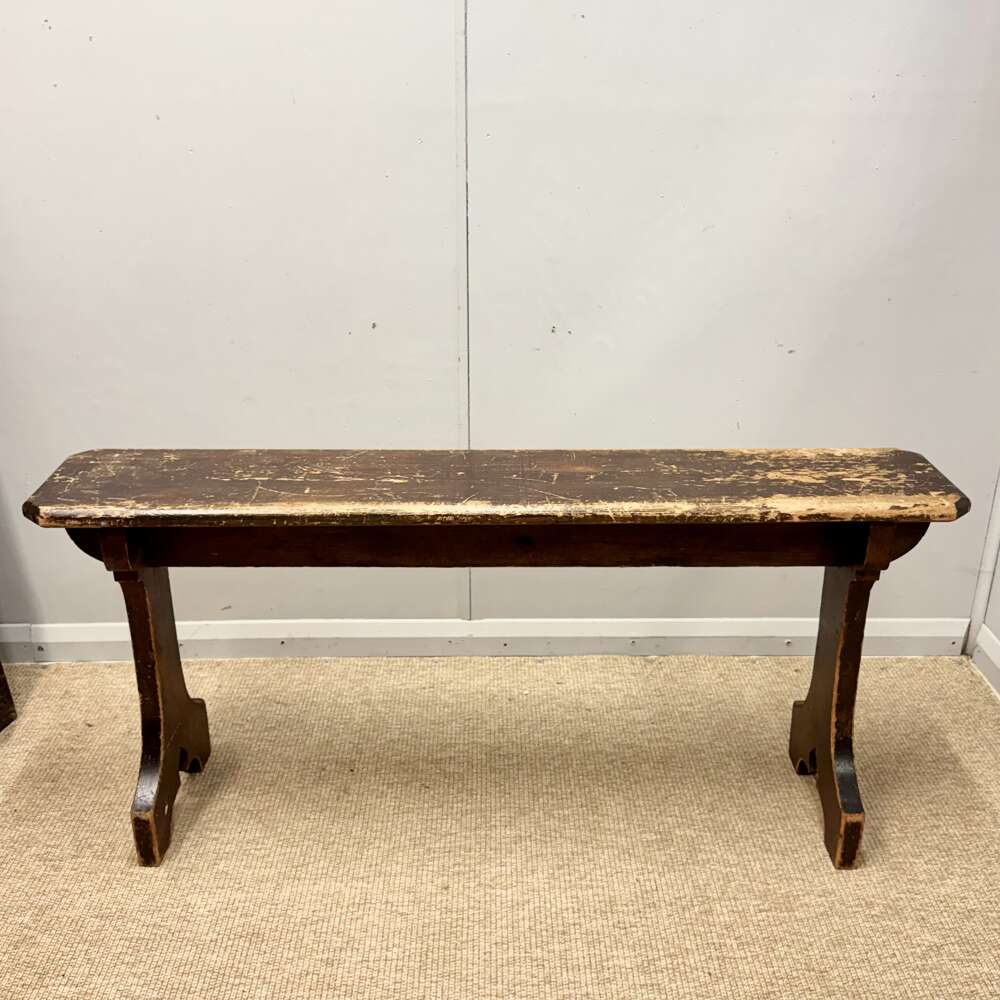 5ft Antique Pine Rustic Bench