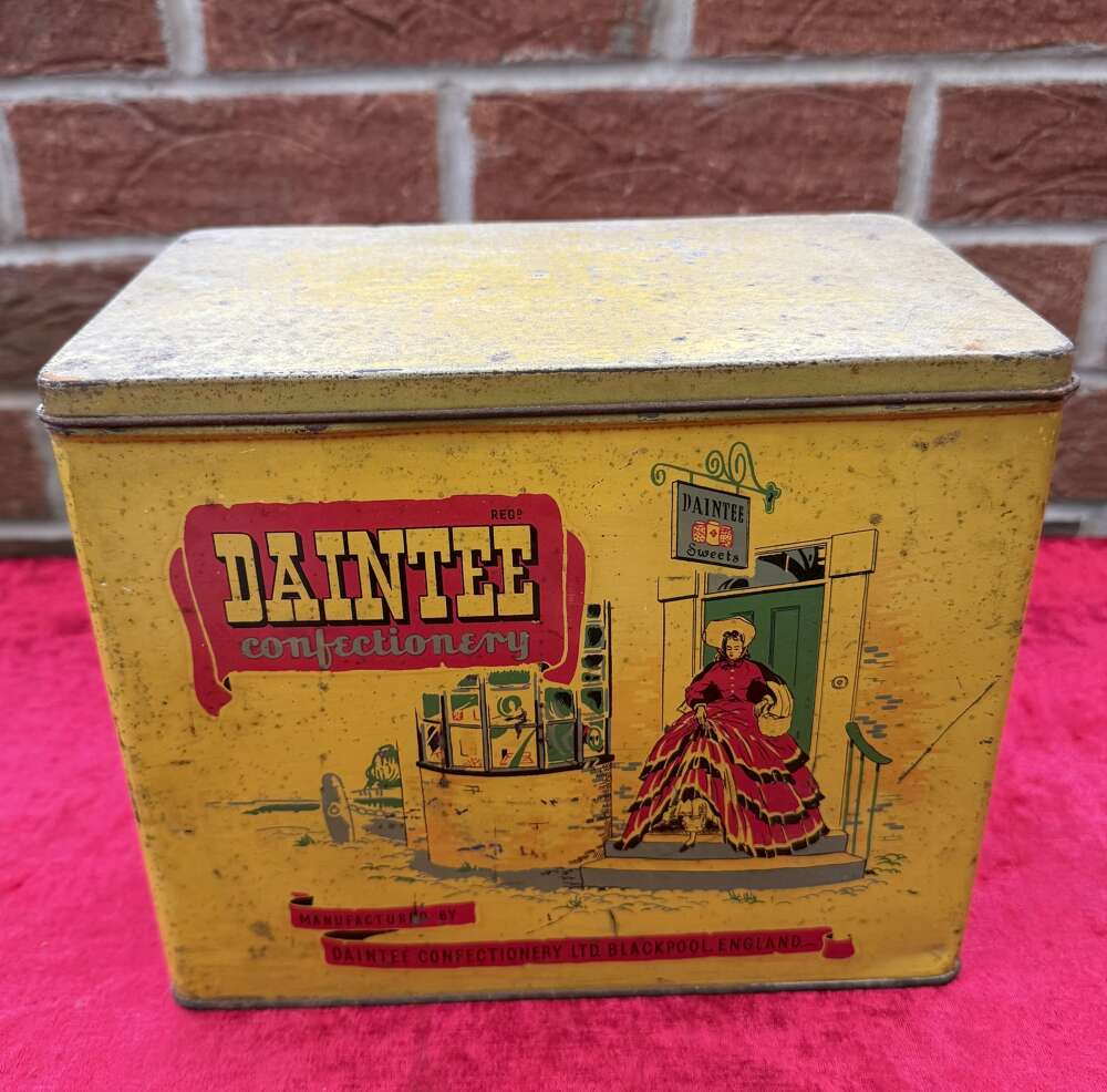 Daintee High Class English Confectionery Tin - Daintee of Blackpool