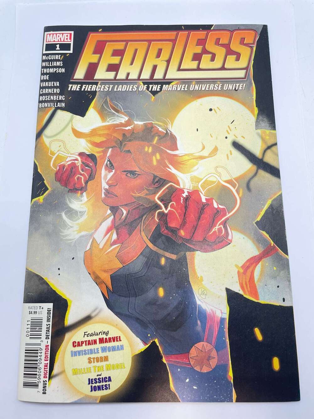 Fearless (2019) #1 of 4 NM Yasmin Putri Cover Captain Marvel Storm Jessica Jones