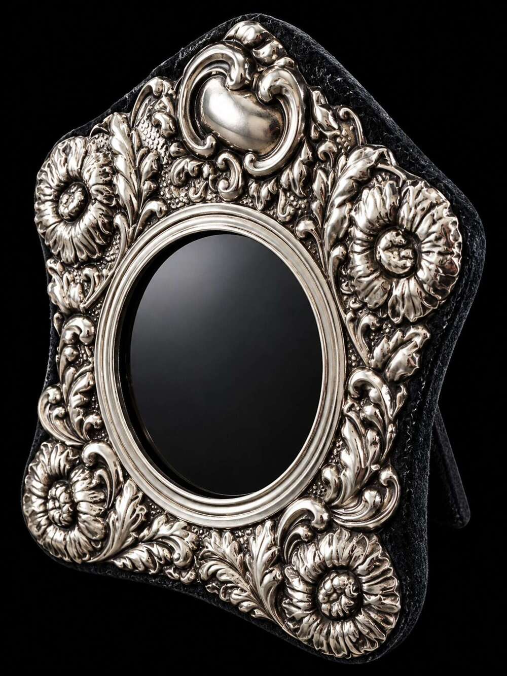 Antique Solid Silver Photograph Frame by John Bull