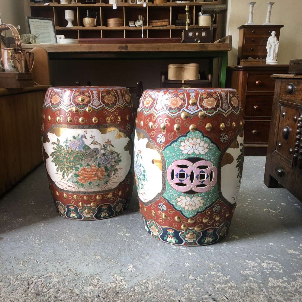 Vintage Chinese Garden Stools