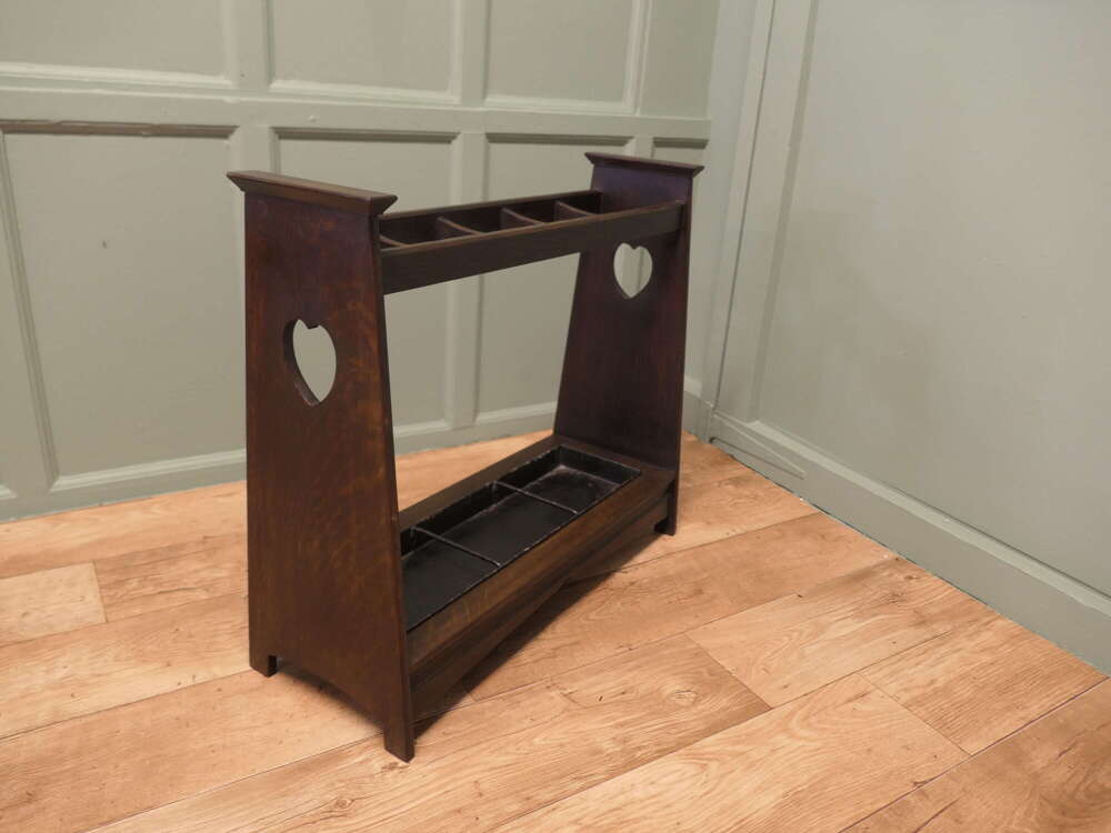 Liberty Design Arts and Crafts Oak Stick or Umbrella Stand