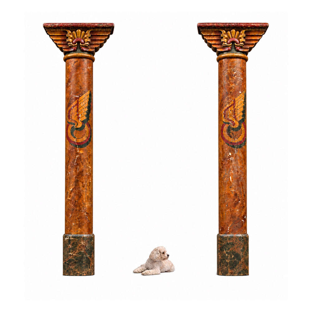 English fairground columns