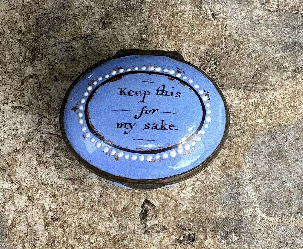 Georgian Enamel Patch Box C1800