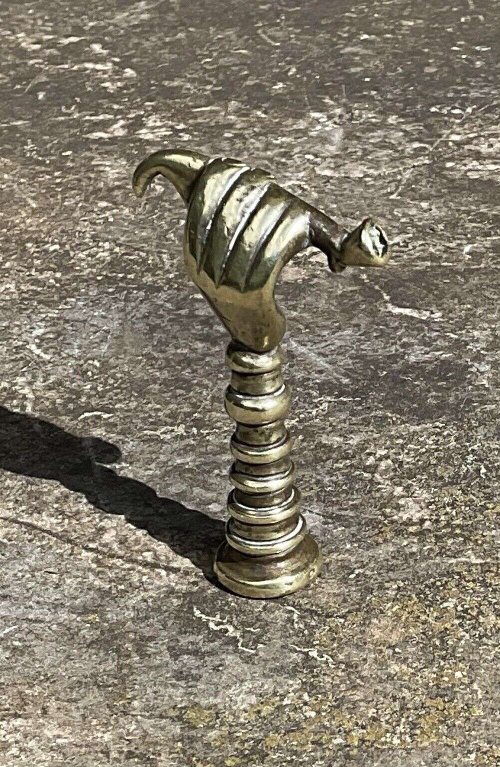 Fine Brass Pipe Tamper Circa 1860