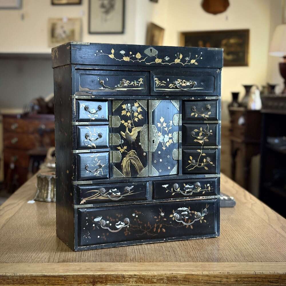 Late 19th century Japanese Kodansu table cabinet