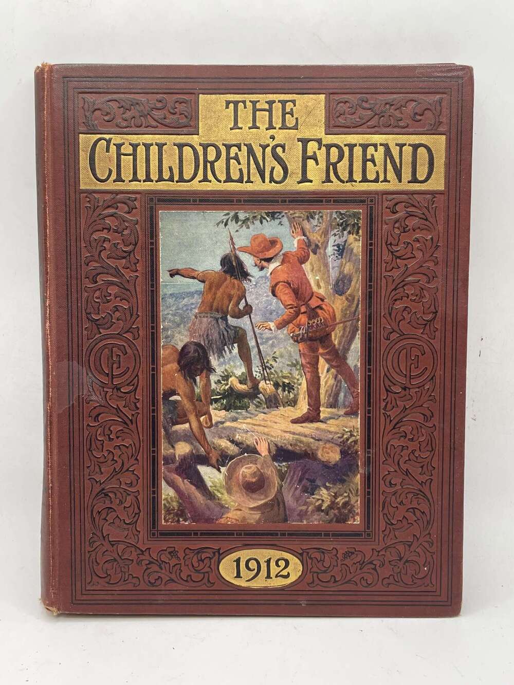 Antique The Children&rsquo;s Friend 1912 Yearly Book Of Monthly Magazines