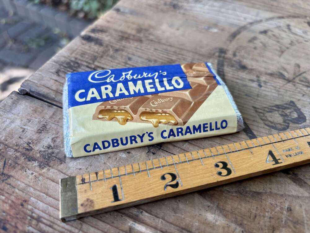 Cadbury's Caramello Chocolate Dummy Bar c1950s