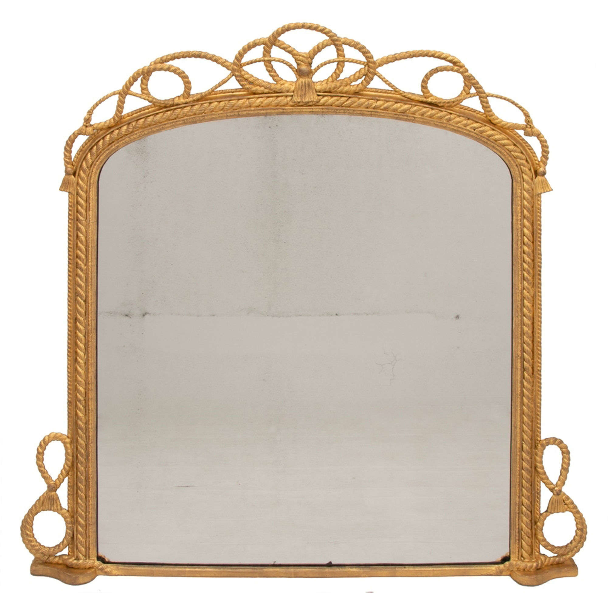 Antique Maritime Gilded Mirror c.1840