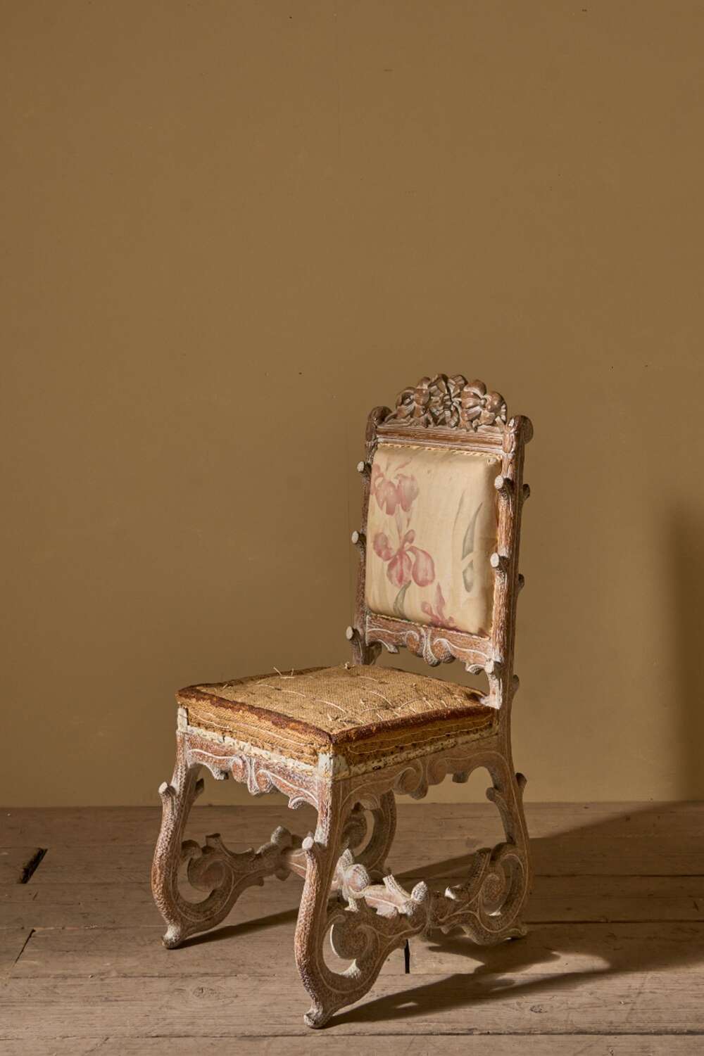 19th Century Faux Bois Side Antique Chair